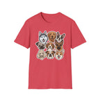 Cool Club Canine T-Shirt-T-Shirt-luxury-rescue-dog-t-shirt-for-dog-lovers-Heather Red-S-Rescue Paws Club