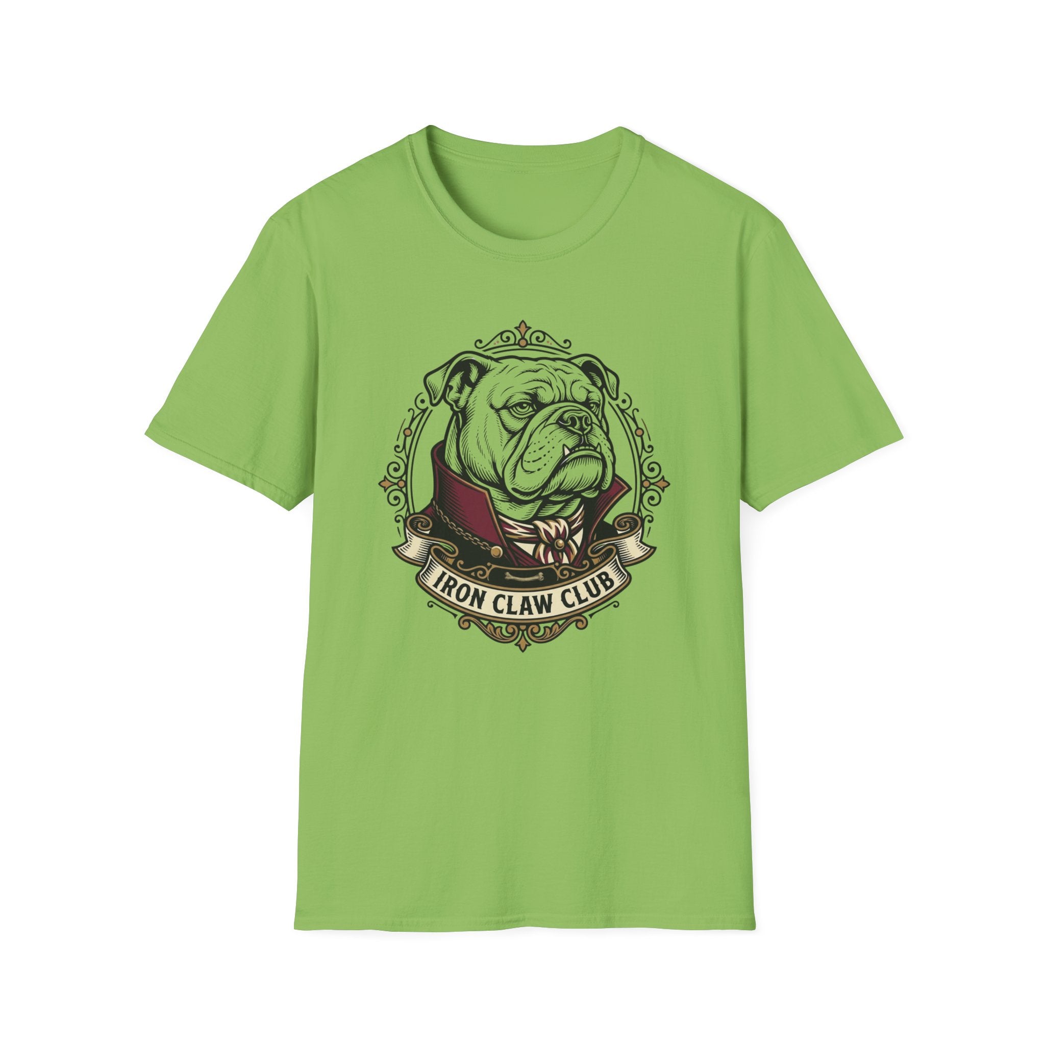 Iron Claw Club T-Shirt-T-Shirt-luxury-rescue-dog-t-shirt-for-dog-lovers-Lime-S-Rescue Paws Club