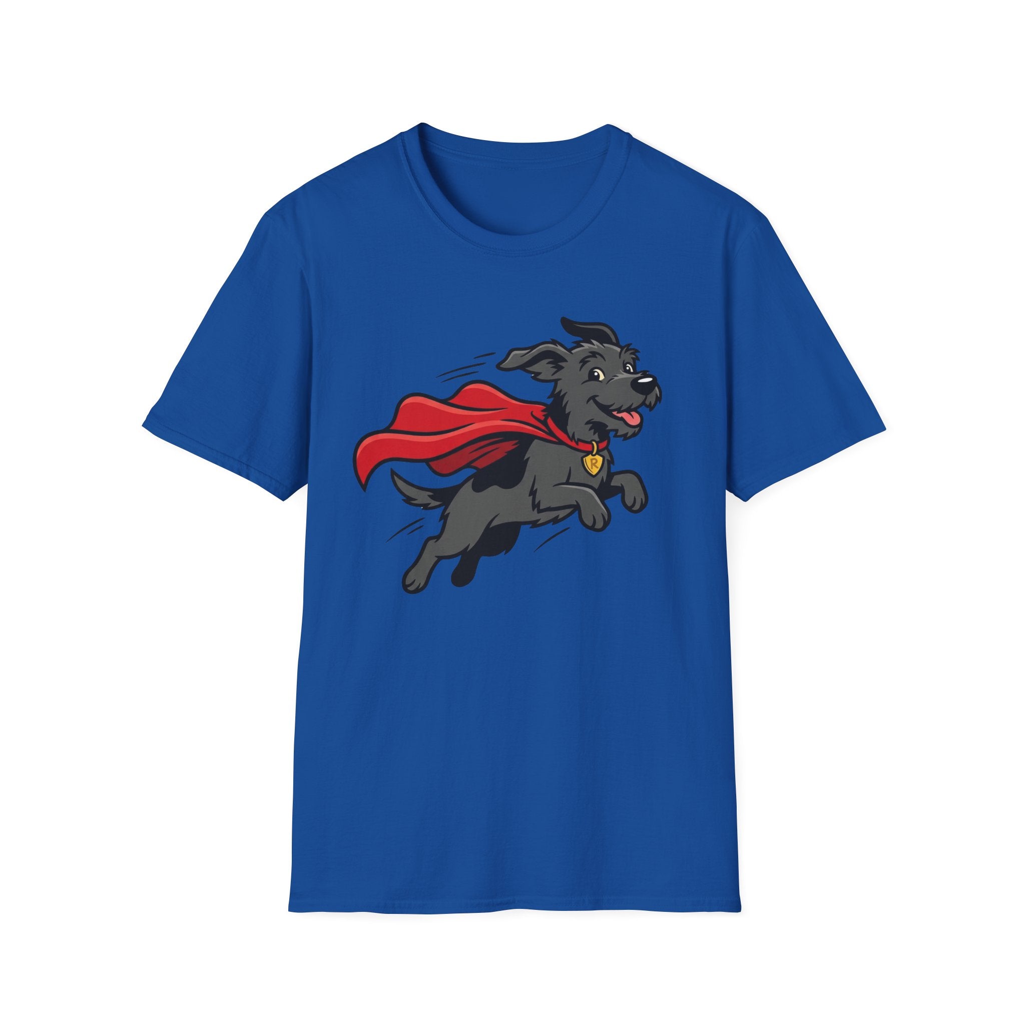 Superhero Pup T-Shirt-T-Shirt-luxury-rescue-dog-t-shirt-for-dog-lovers-Royal-S-Rescue Paws Club