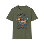 Untangled T-Shirt-T-Shirt-luxury-rescue-dog-t-shirt-for-dog-lovers-Military Green-S-Rescue Paws Club
