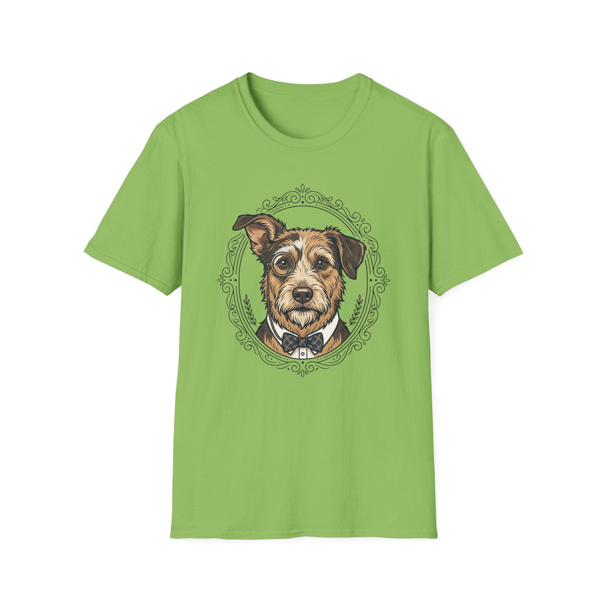 Count Sniffington T-Shirt-T-Shirt-luxury-rescue-dog-t-shirt-for-dog-lovers-Lime-S-Rescue Paws Club