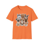 Cool Club Canine T-Shirt-T-Shirt-luxury-rescue-dog-t-shirt-for-dog-lovers-Heather Orange-S-Rescue Paws Club