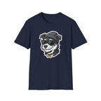 Too Cool to Bark T-Shirt-T-Shirt-luxury-rescue-dog-t-shirt-for-dog-lovers-Navy-S-Rescue Paws Club