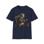 Viscount Wagmore T-Shirt-T-Shirt-luxury-rescue-dog-t-shirt-for-dog-lovers-Navy-S-Rescue Paws Club