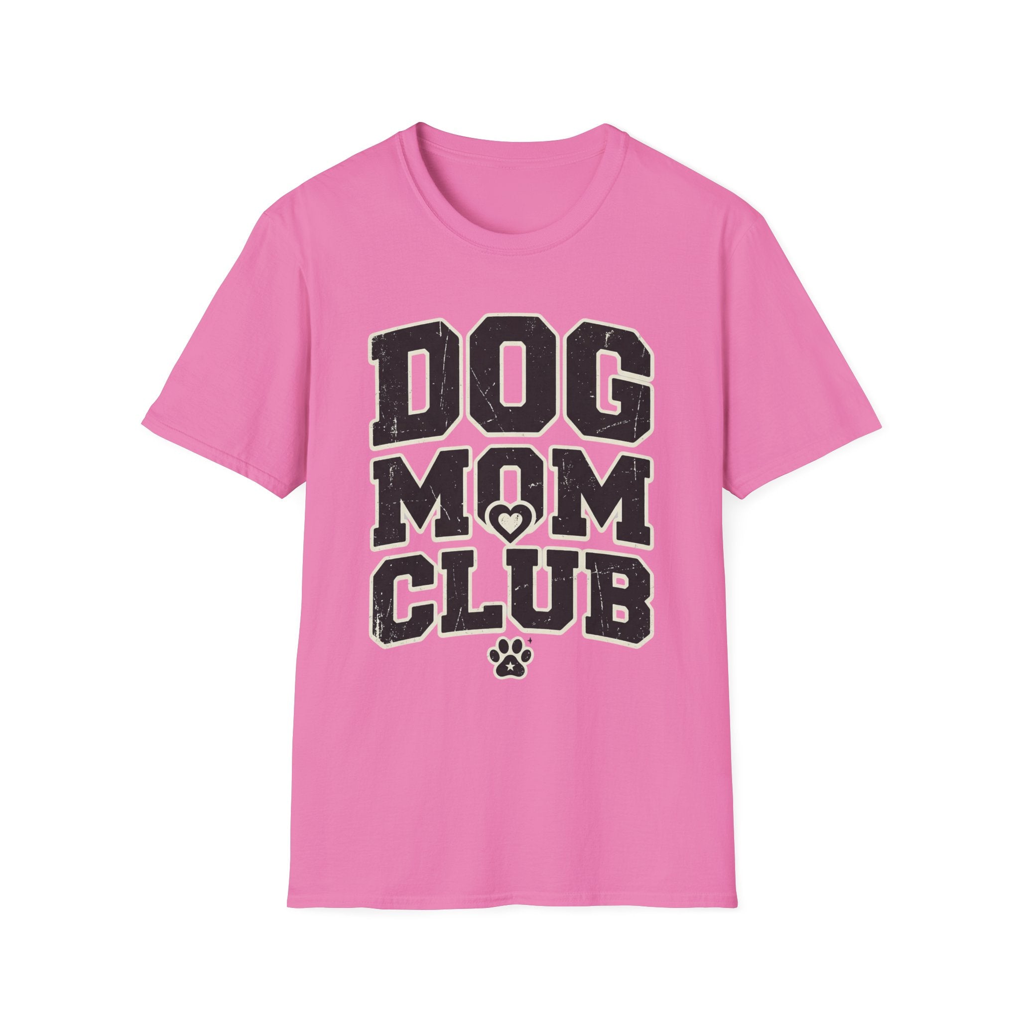 Dog Mom Club T-Shirt-T-Shirt-luxury-rescue-dog-t-shirt-for-dog-lovers-Azalea-S-Rescue Paws Club