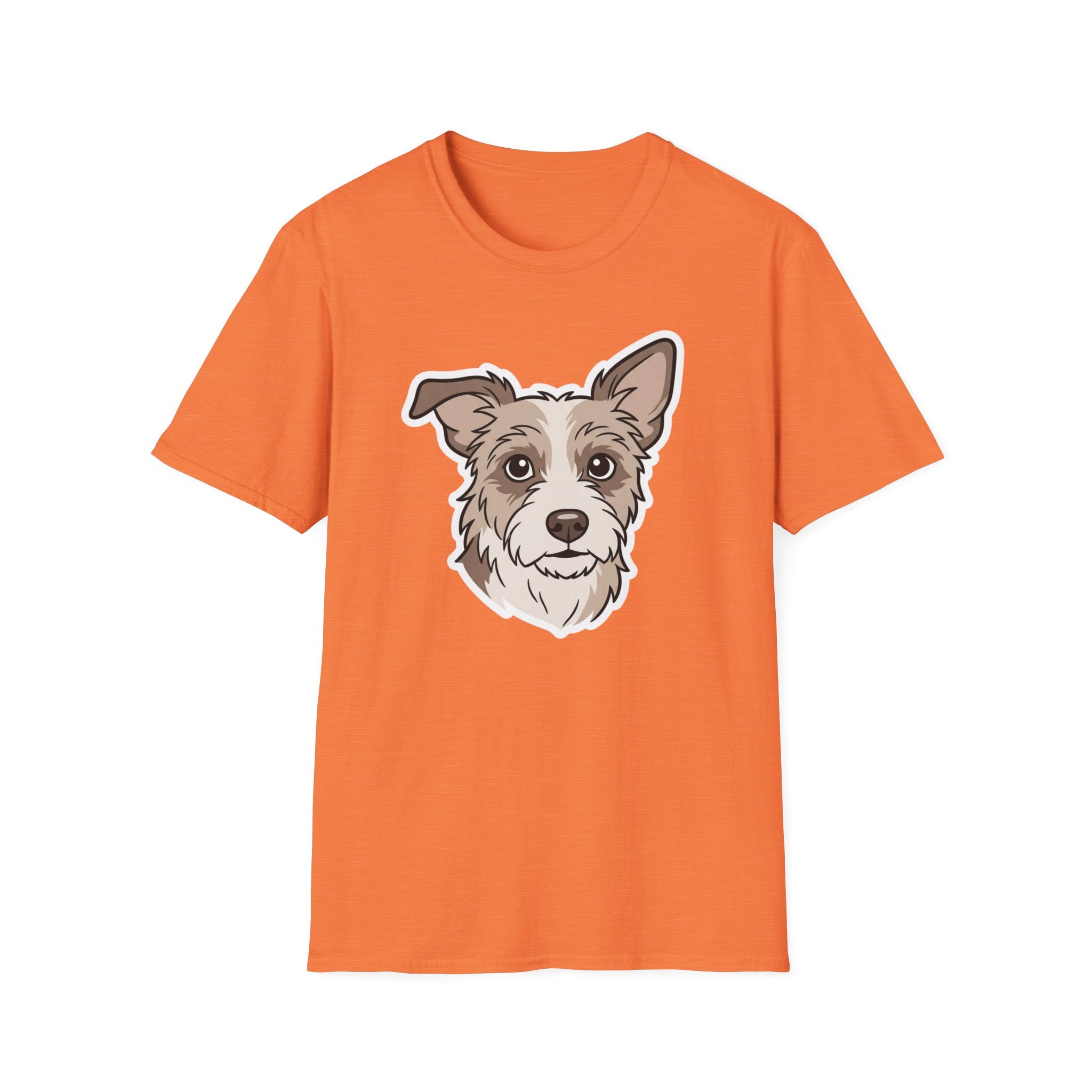 Purely Paw-sitive T-Shirt-T-Shirt-luxury-rescue-dog-t-shirt-for-dog-lovers-Heather Orange-S-Rescue Paws Club