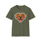Smile Dealer T-Shirt-T-Shirt-luxury-rescue-dog-t-shirt-for-dog-lovers-Military Green-S-Rescue Paws Club