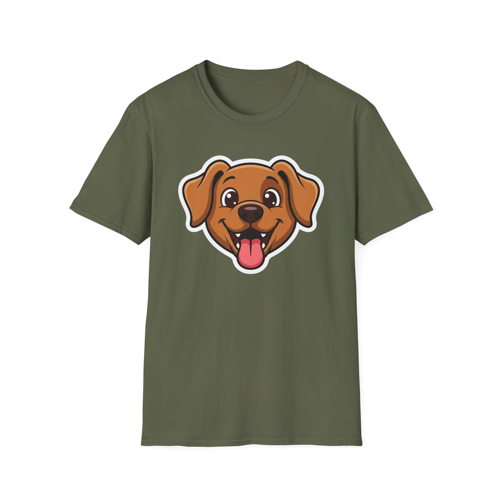 Smile Dealer T-Shirt-T-Shirt-luxury-rescue-dog-t-shirt-for-dog-lovers-Military Green-S-Rescue Paws Club