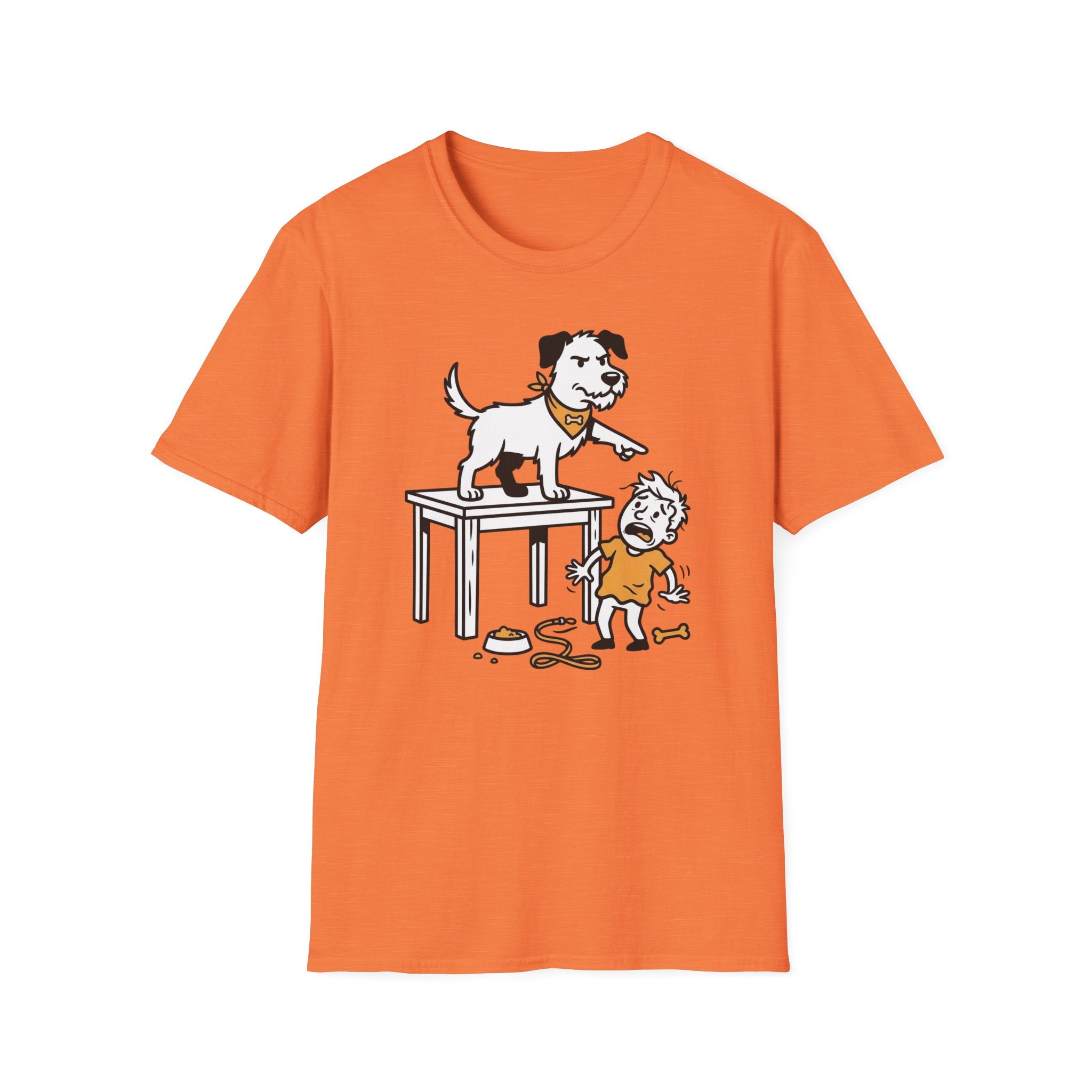 Boss Mode Activated T-Shirt-T-Shirt-luxury-rescue-dog-t-shirt-for-dog-lovers-Heather Orange-S-Rescue Paws Club
