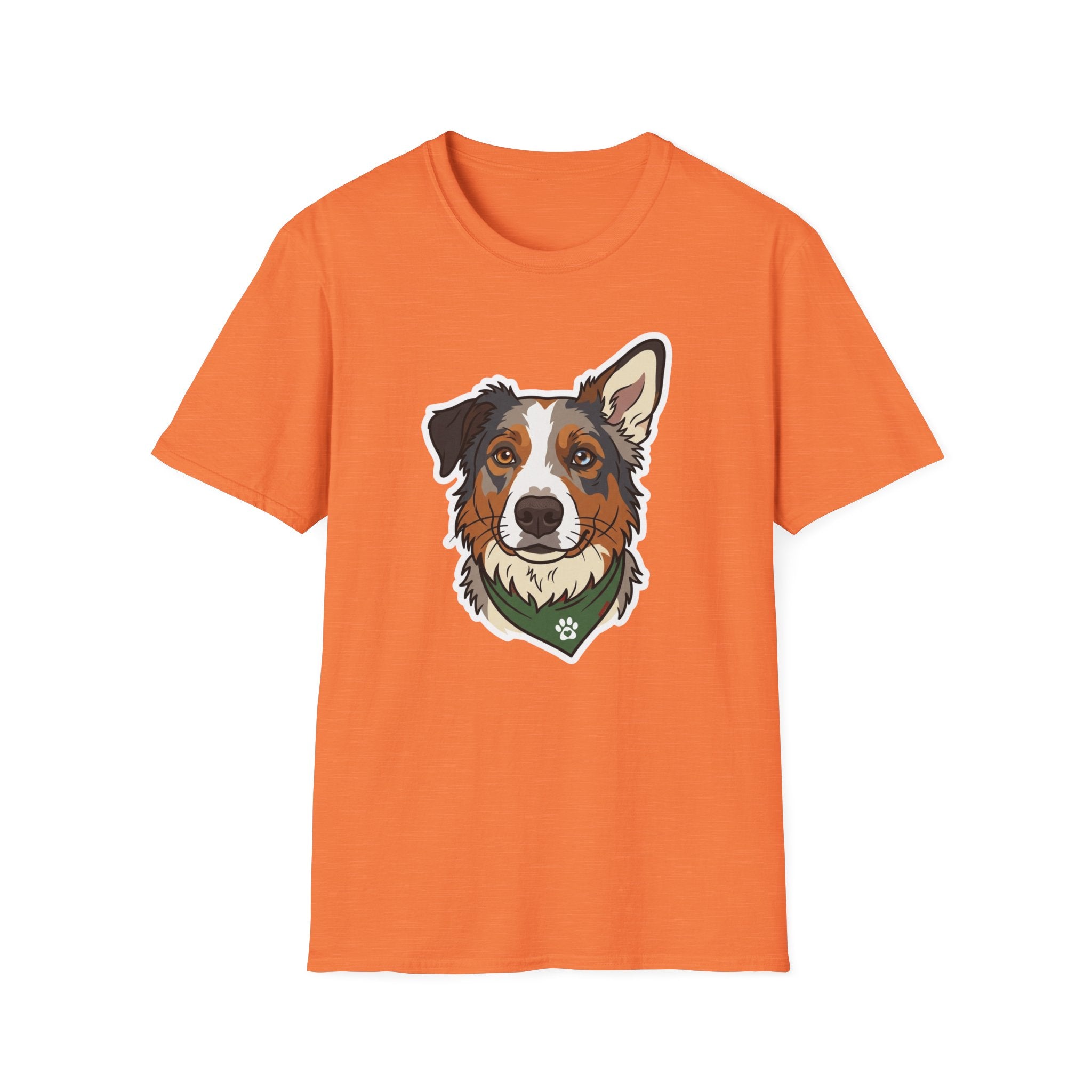 Certified Good Boy T-Shirt-T-Shirt-luxury-rescue-dog-t-shirt-for-dog-lovers-Heather Orange-S-Rescue Paws Club