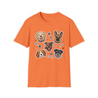 Rescue Pack Club T-Shirt-T-Shirt-luxury-rescue-dog-t-shirt-for-dog-lovers-Heather Orange-S-Rescue Paws Club