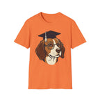 Smart Pup T-Shirt-T-Shirt-luxury-rescue-dog-t-shirt-for-dog-lovers-Heather Orange-S-Rescue Paws Club
