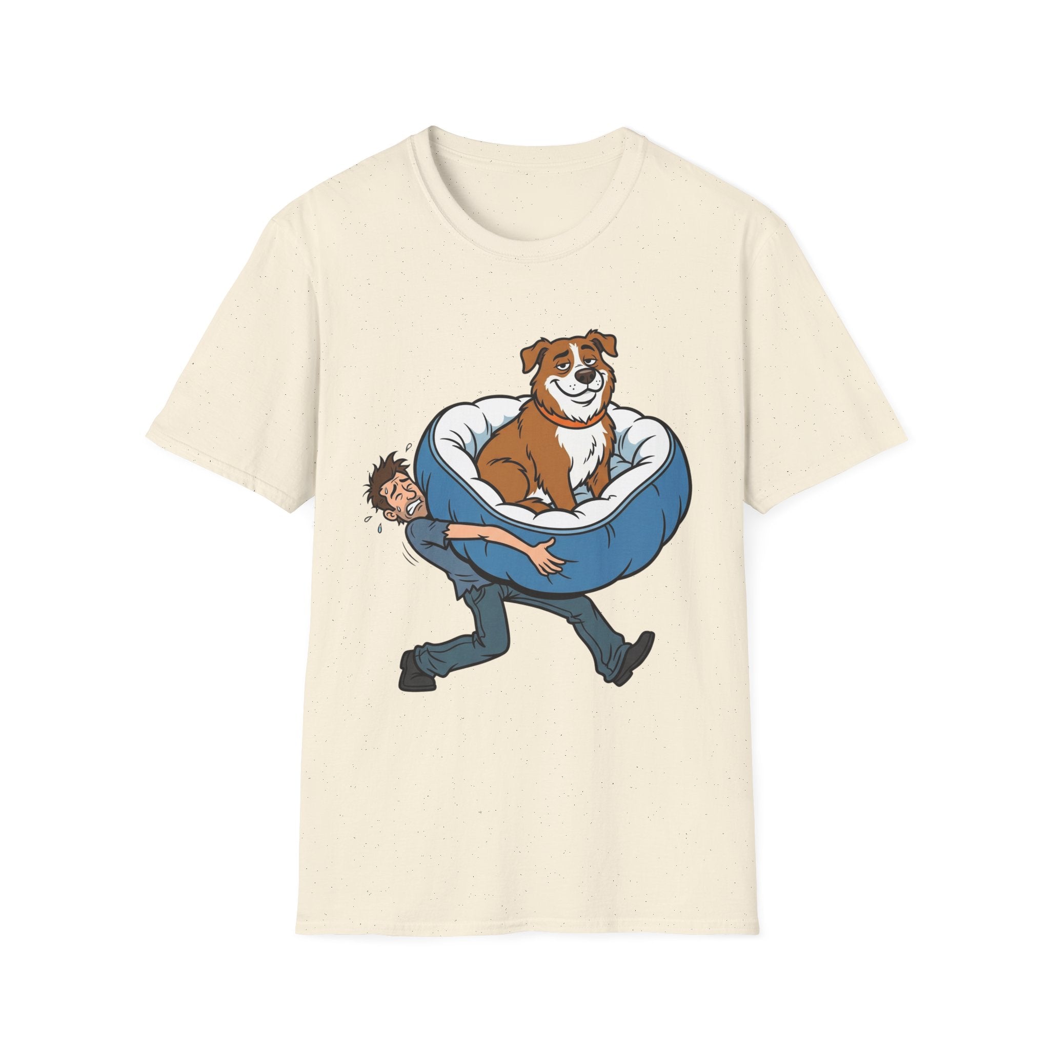 Like a Boss T-Shirt-T-Shirt-luxury-rescue-dog-t-shirt-for-dog-lovers-Natural-S-Rescue Paws Club