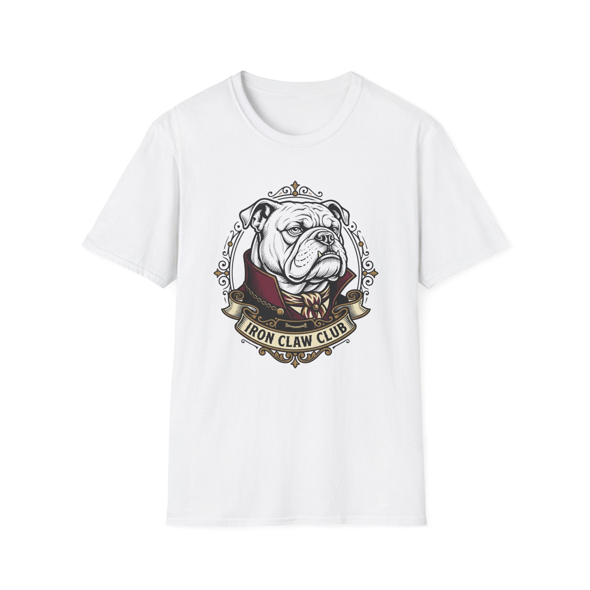 Iron Claw Club T-Shirt-T-Shirt-luxury-rescue-dog-t-shirt-for-dog-lovers-White-S-Rescue Paws Club