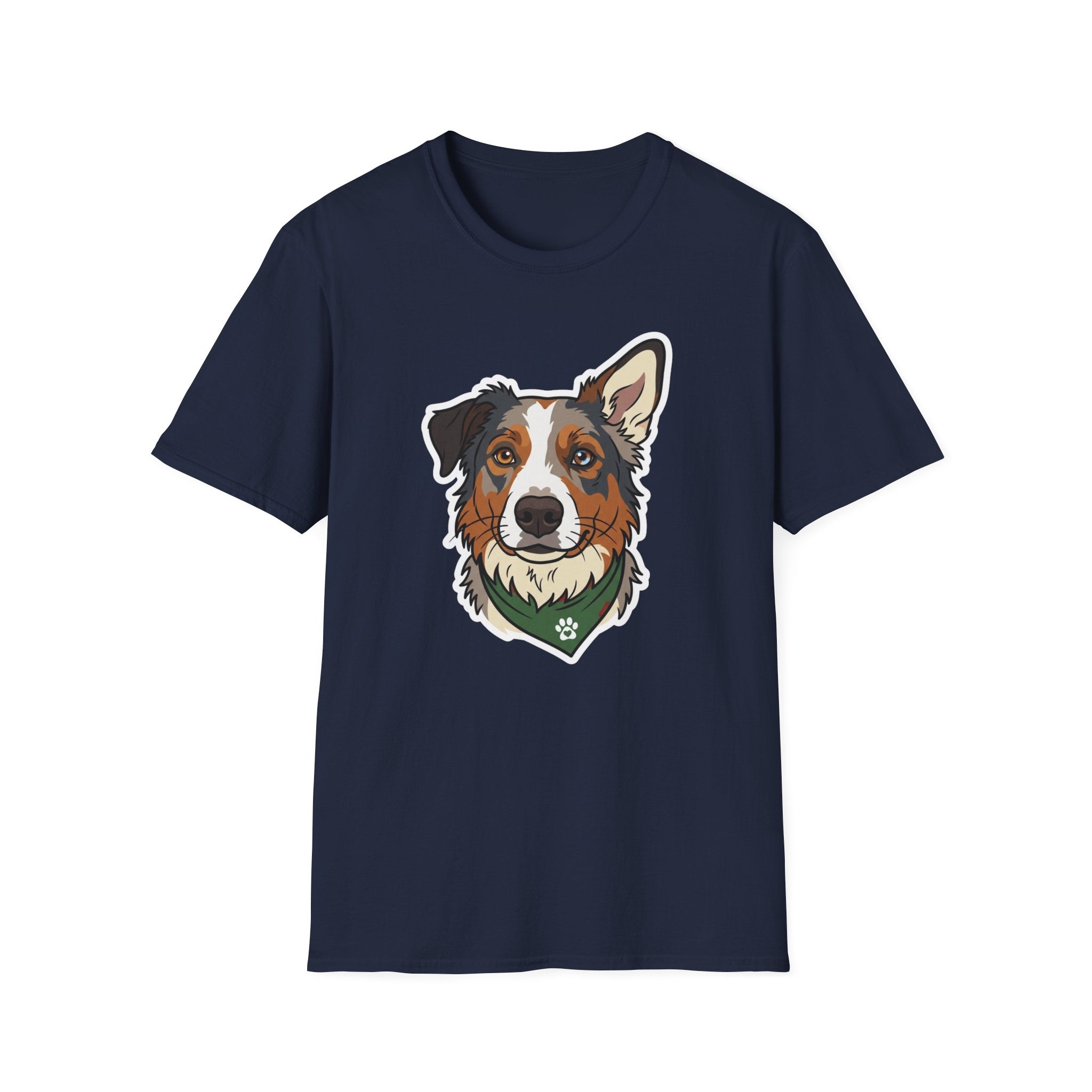 Certified Good Boy T-Shirt-T-Shirt-luxury-rescue-dog-t-shirt-for-dog-lovers-Navy-S-Rescue Paws Club