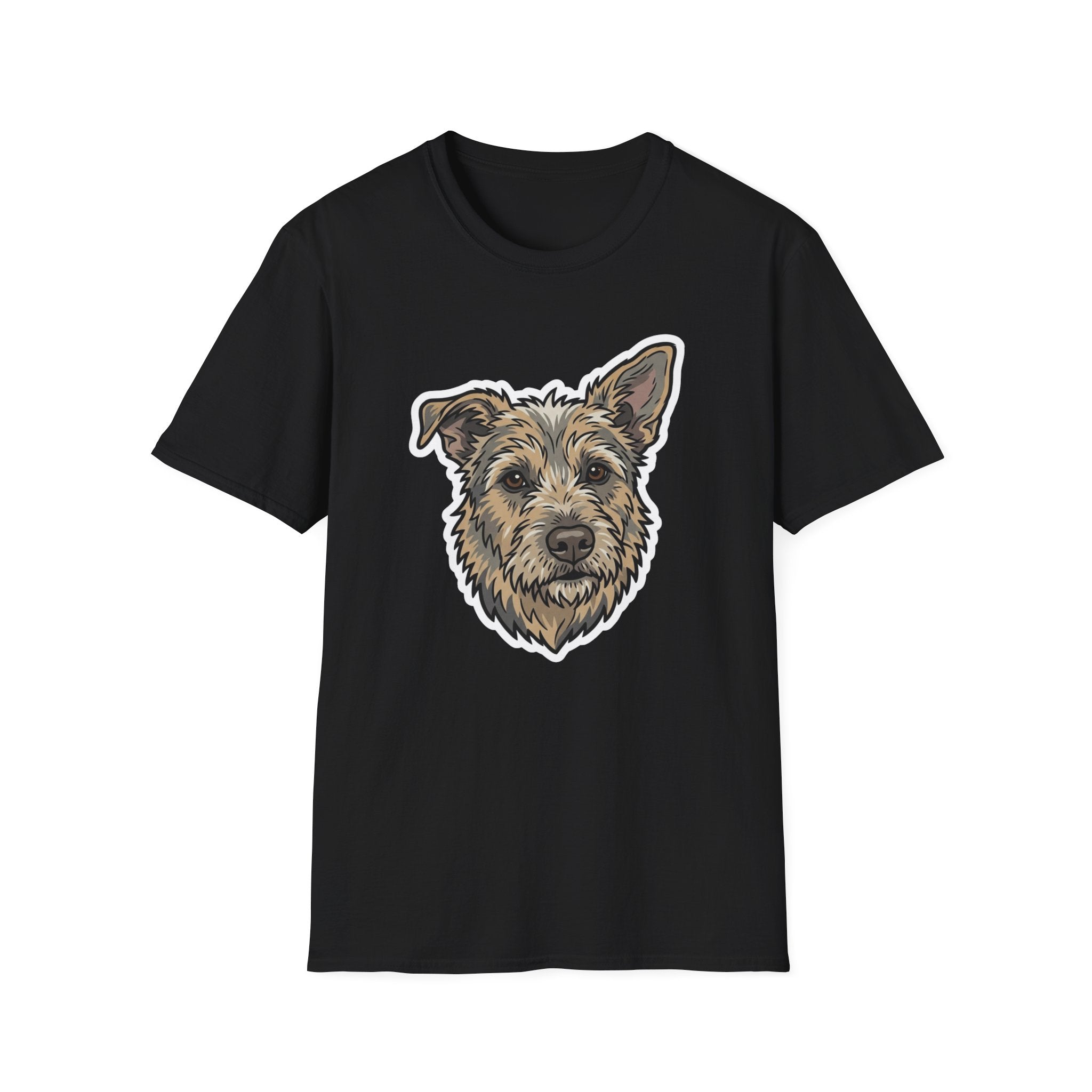 Too Cute to Ignore T-Shirt-T-Shirt-luxury-rescue-dog-t-shirt-for-dog-lovers-Black-S-Rescue Paws Club