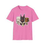 The Fur Trio T-Shirt-T-Shirt-luxury-rescue-dog-t-shirt-for-dog-lovers-Azalea-S-Rescue Paws Club
