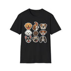Dog Squad Cute T-Shirt-T-Shirt-luxury-rescue-dog-t-shirt-for-dog-lovers-Black-S-Rescue Paws Club