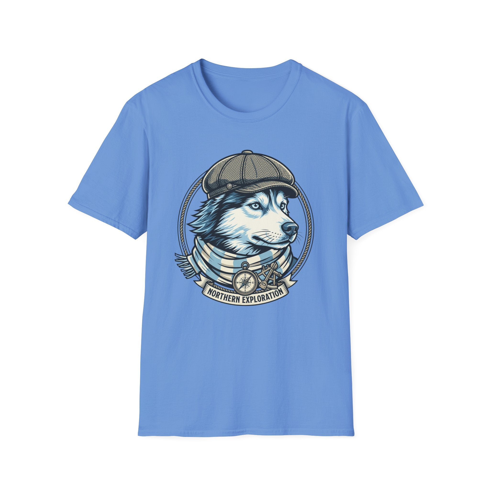 Baron von Barks T-Shirt-T-Shirt-luxury-rescue-dog-t-shirt-for-dog-lovers-Carolina Blue-S-Rescue Paws Club
