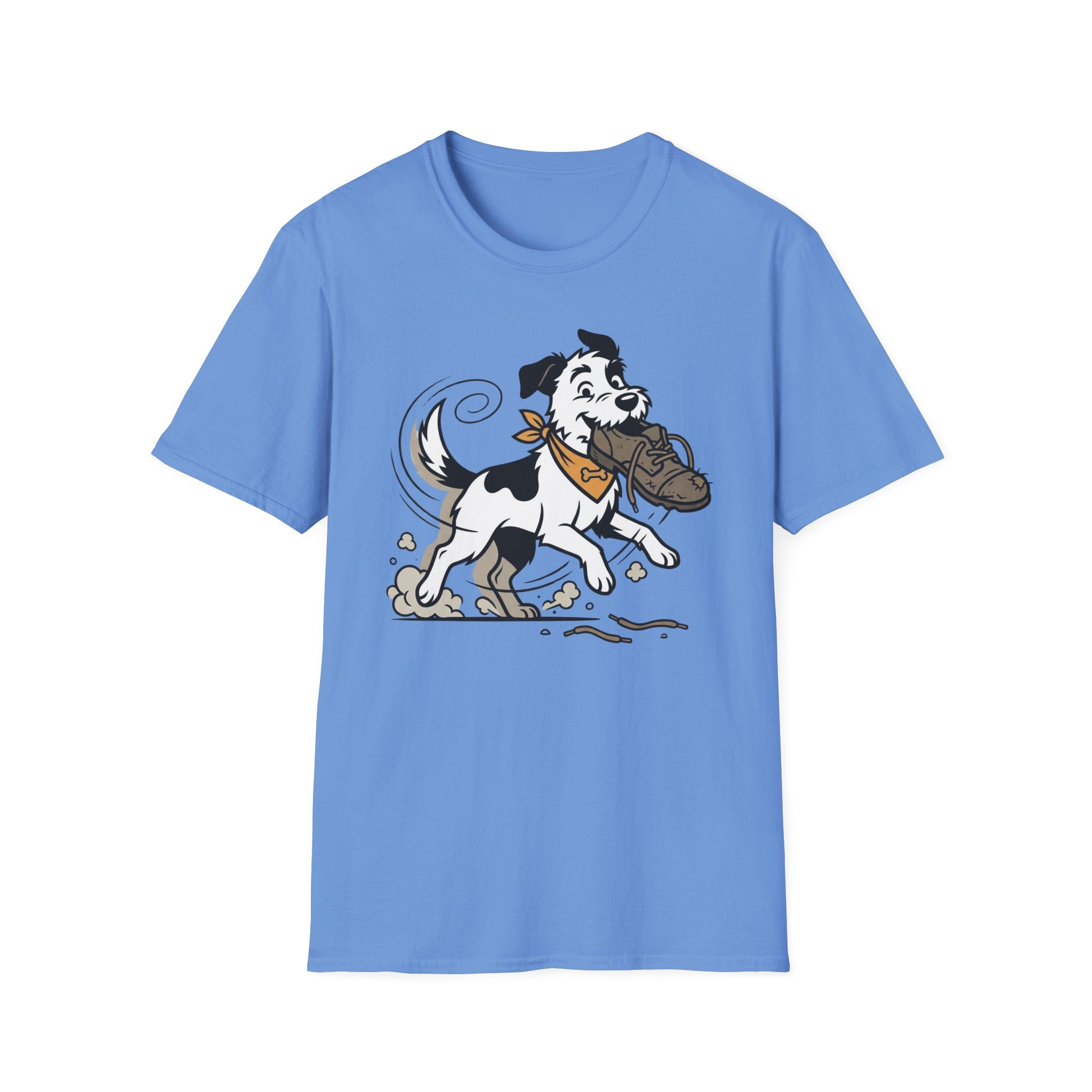 Outdoor Chaos Activated T-Shirt-T-Shirt-luxury-rescue-dog-t-shirt-for-dog-lovers-Carolina Blue-S-Rescue Paws Club