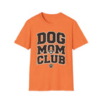 Dog Mom Club T-Shirt-T-Shirt-luxury-rescue-dog-t-shirt-for-dog-lovers-Heather Orange-S-Rescue Paws Club