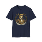 Duke Barkwell T-Shirt-T-Shirt-luxury-rescue-dog-t-shirt-for-dog-lovers-Navy-S-Rescue Paws Club