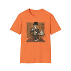 Count Fluffula T-Shirt-T-Shirt-luxury-rescue-dog-t-shirt-for-dog-lovers-Heather Orange-S-Rescue Paws Club