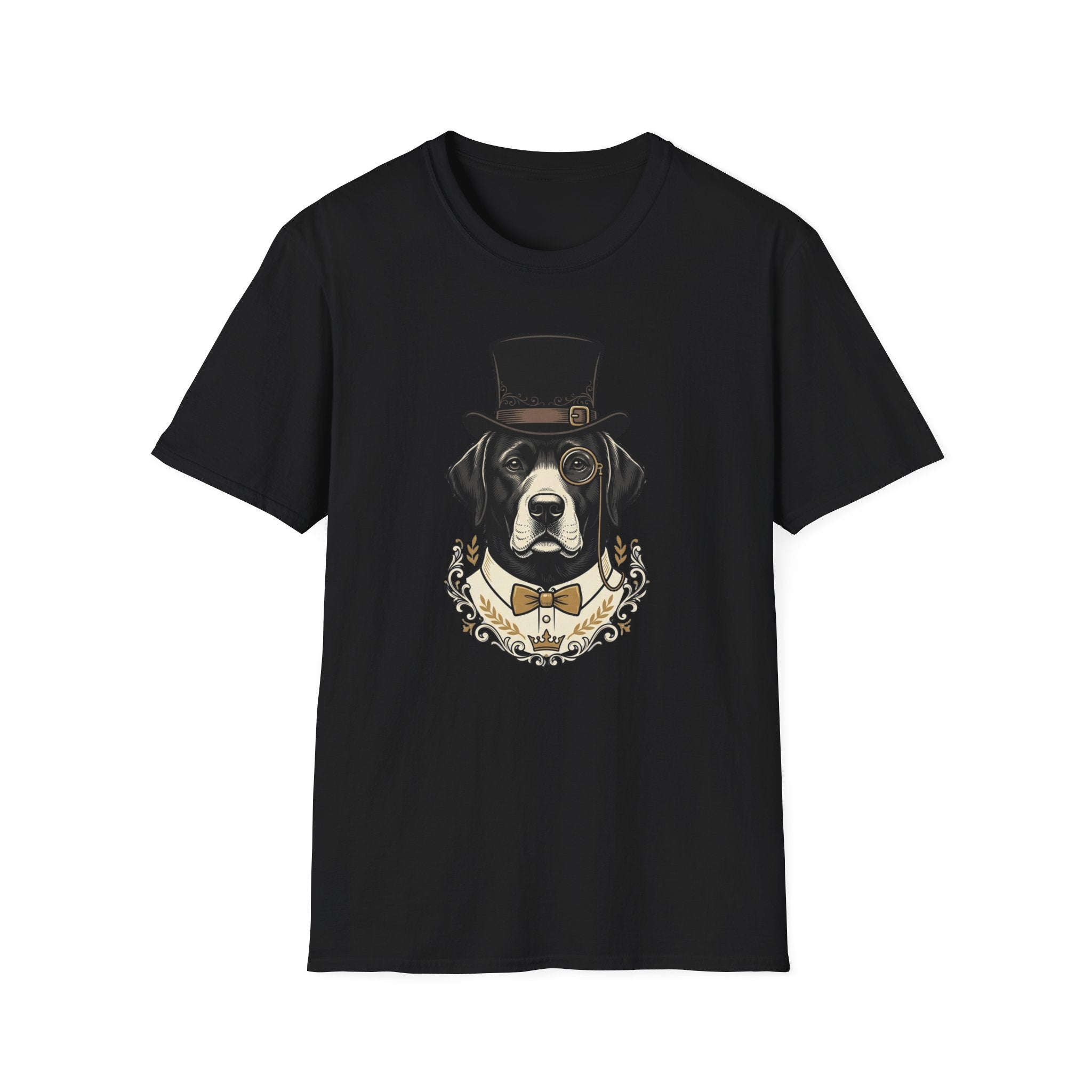 Lord Barkley T-Shirt-T-Shirt-luxury-rescue-dog-t-shirt-for-dog-lovers-Black-S-Rescue Paws Club