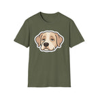 Too Lazy to Bark T-Shirt-T-Shirt-luxury-rescue-dog-t-shirt-for-dog-lovers-Military Green-S-Rescue Paws Club