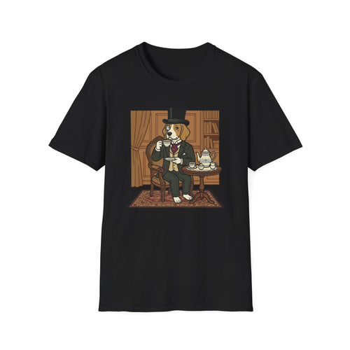 Count Fluffula T-Shirt-T-Shirt-luxury-rescue-dog-t-shirt-for-dog-lovers-Black-S-Rescue Paws Club
