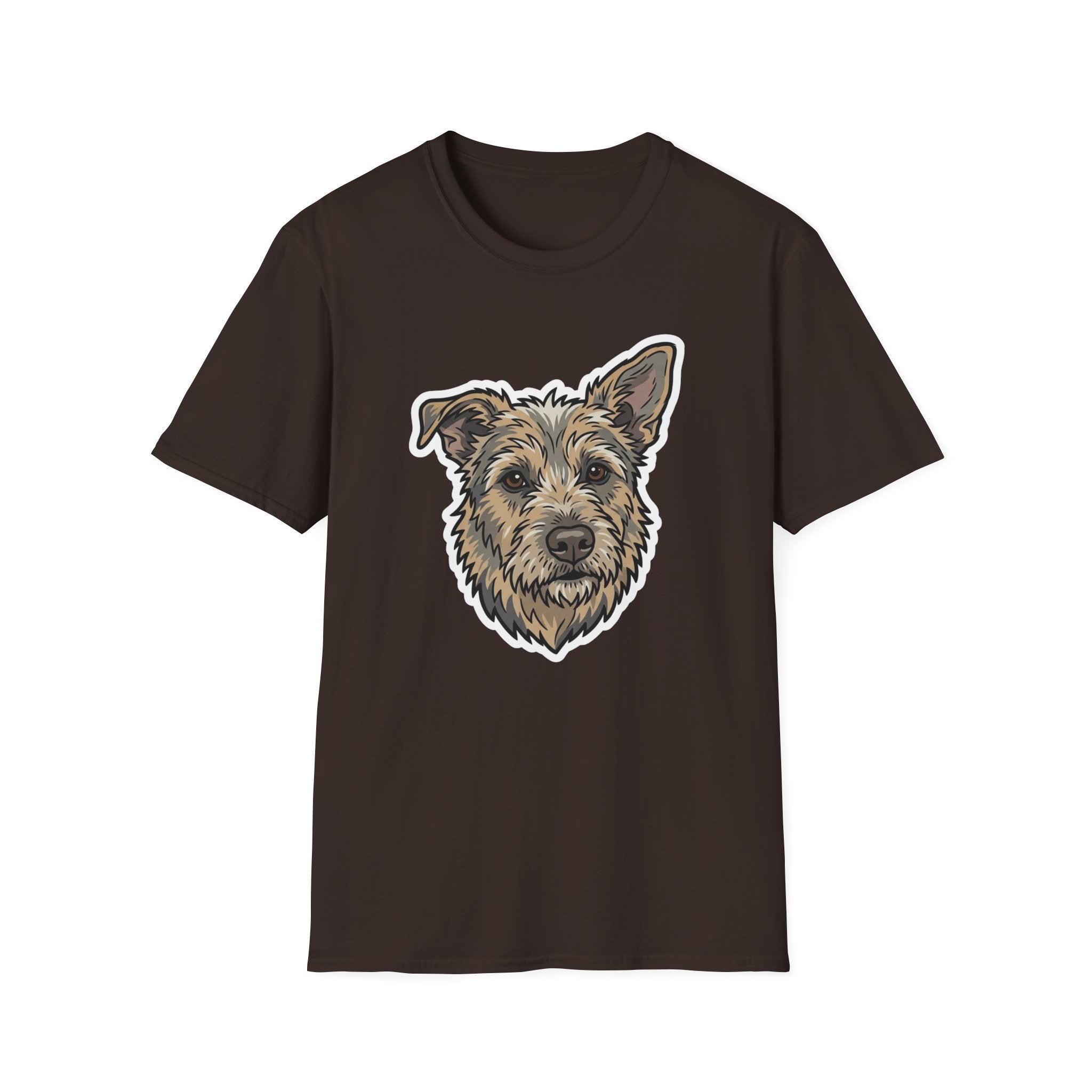 Too Cute to Ignore T-Shirt-T-Shirt-luxury-rescue-dog-t-shirt-for-dog-lovers-Dark Chocolate-S-Rescue Paws Club