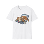 Work From Paw T-Shirt-T-Shirt-luxury-rescue-dog-t-shirt-for-dog-lovers-White-S-Rescue Paws Club