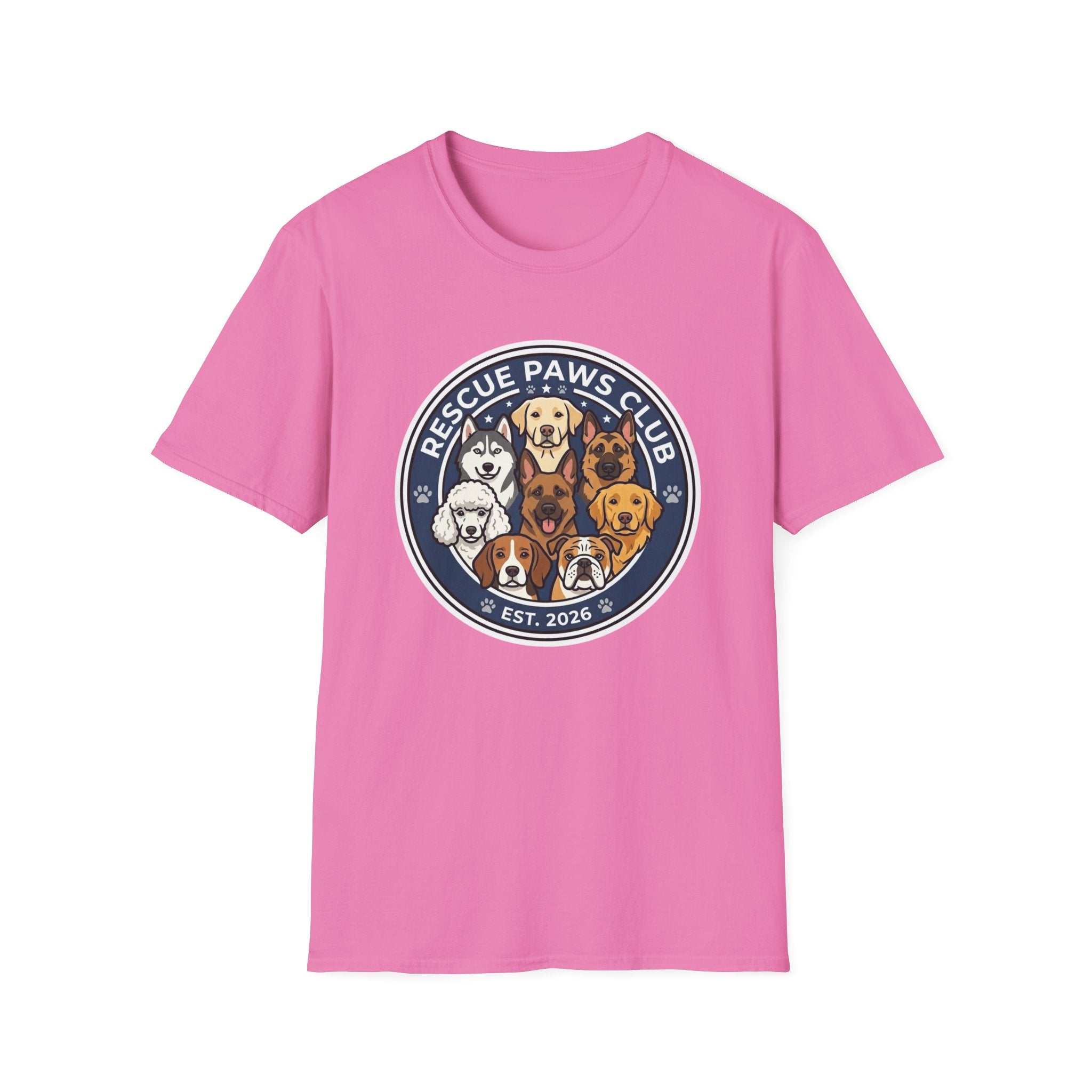 Limited Rescue Paws Club T-Shirt-T-Shirt-luxury-rescue-dog-t-shirt-for-dog-lovers-Azalea-S-Rescue Paws Club