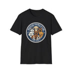 Limited Rescue Paws Club T-Shirt-T-Shirt-luxury-rescue-dog-t-shirt-for-dog-lovers-Black-S-Rescue Paws Club