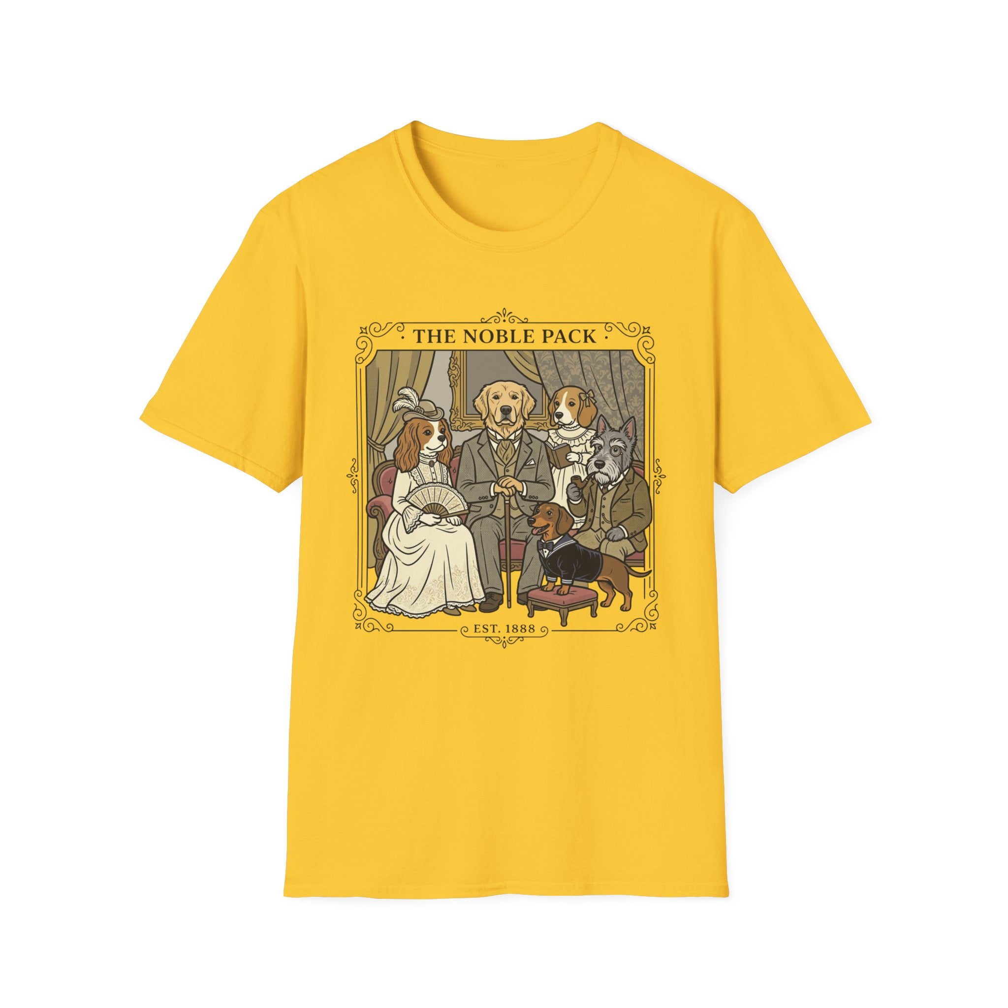 The Noble Pack T-Shirt-T-Shirt-luxury-rescue-dog-t-shirt-for-dog-lovers-Daisy-S-Rescue Paws Club