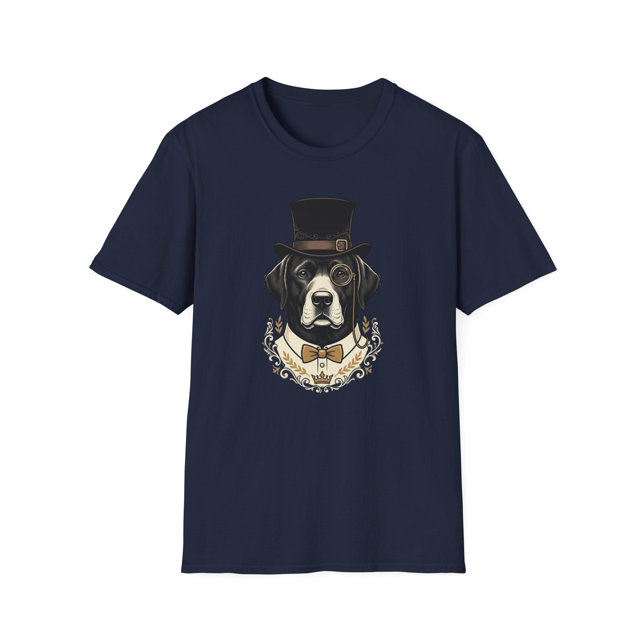 Lord Barkley T-Shirt-T-Shirt-luxury-rescue-dog-t-shirt-for-dog-lovers-Navy-S-Rescue Paws Club