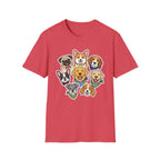 Squad Goals T-Shirt-T-Shirt-luxury-rescue-dog-t-shirt-for-dog-lovers-Heather Red-S-Rescue Paws Club