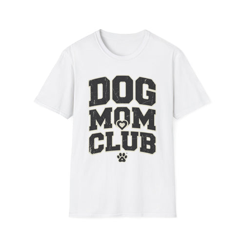 Dog Mom Club T-Shirt-T-Shirt-luxury-rescue-dog-t-shirt-for-dog-lovers-White-S-Rescue Paws Club
