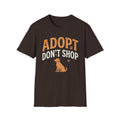 Adopt Do Not Shop T-Shirt-T-Shirt-luxury-rescue-dog-t-shirt-for-dog-lovers-Dark Chocolate-S-Rescue Paws Club