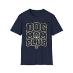 Dog Mom Club T-Shirt-T-Shirt-luxury-rescue-dog-t-shirt-for-dog-lovers-Navy-S-Rescue Paws Club