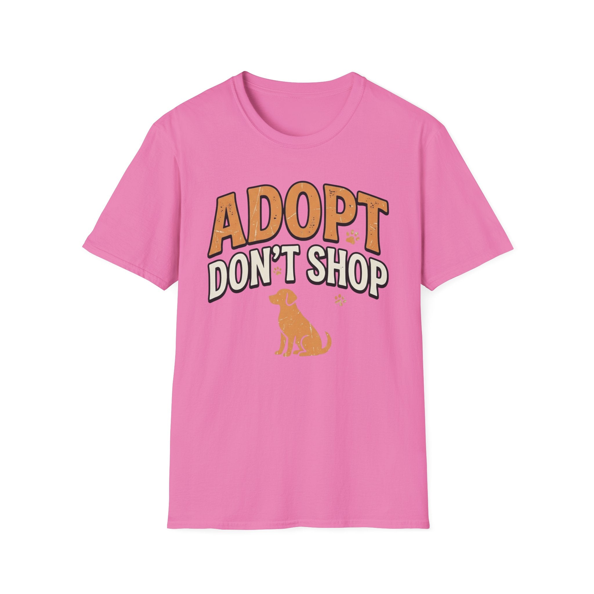 Adopt Do Not Shop T-Shirt-T-Shirt-luxury-rescue-dog-t-shirt-for-dog-lovers-Azalea-S-Rescue Paws Club
