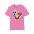 The Three Barketeers T-Shirt-T-Shirt-luxury-rescue-dog-t-shirt-for-dog-lovers-Azalea-S-Rescue Paws Club