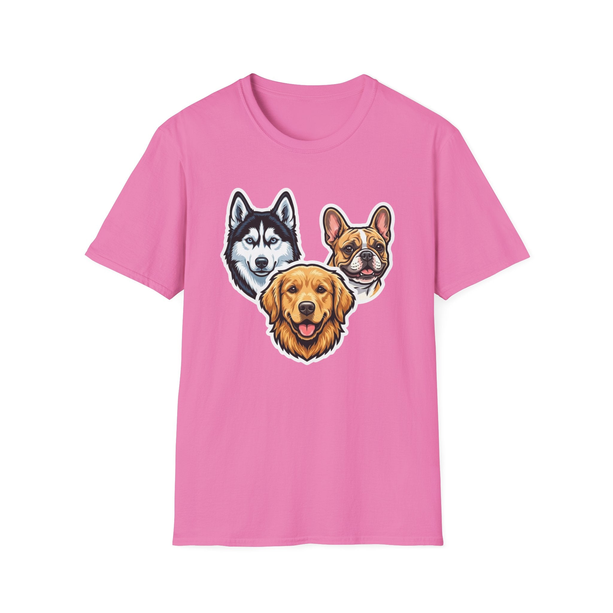 The Three Barketeers T-Shirt-T-Shirt-luxury-rescue-dog-t-shirt-for-dog-lovers-Azalea-S-Rescue Paws Club