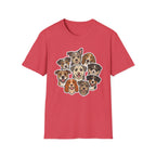 My Kind of Crowd T-Shirt-T-Shirt-luxury-rescue-dog-t-shirt-for-dog-lovers-Heather Red-S-Rescue Paws Club
