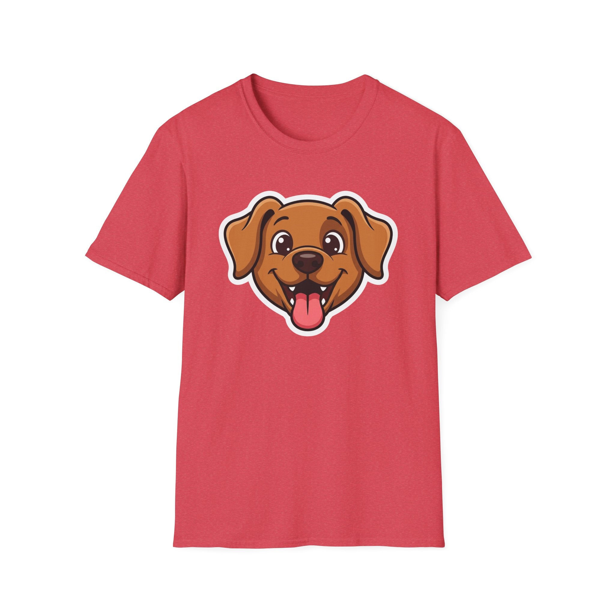 Smile Dealer T-Shirt-T-Shirt-luxury-rescue-dog-t-shirt-for-dog-lovers-Heather Red-S-Rescue Paws Club