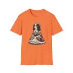 Lady Floofiana T-Shirt-T-Shirt-luxury-rescue-dog-t-shirt-for-dog-lovers-Heather Orange-S-Rescue Paws Club