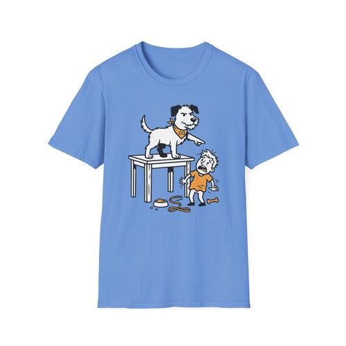 Boss Mode Activated T-Shirt-T-Shirt-luxury-rescue-dog-t-shirt-for-dog-lovers-Carolina Blue-S-Rescue Paws Club