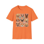Adopt a Whole Pack T-Shirt-T-Shirt-luxury-rescue-dog-t-shirt-for-dog-lovers-Heather Orange-S-Rescue Paws Club