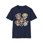 The Cutie Collective T-Shirt-T-Shirt-luxury-rescue-dog-t-shirt-for-dog-lovers-Navy-S-Rescue Paws Club