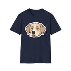 Too Lazy to Bark T-Shirt-T-Shirt-luxury-rescue-dog-t-shirt-for-dog-lovers-Navy-S-Rescue Paws Club